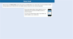 Desktop Screenshot of mentorportal.net